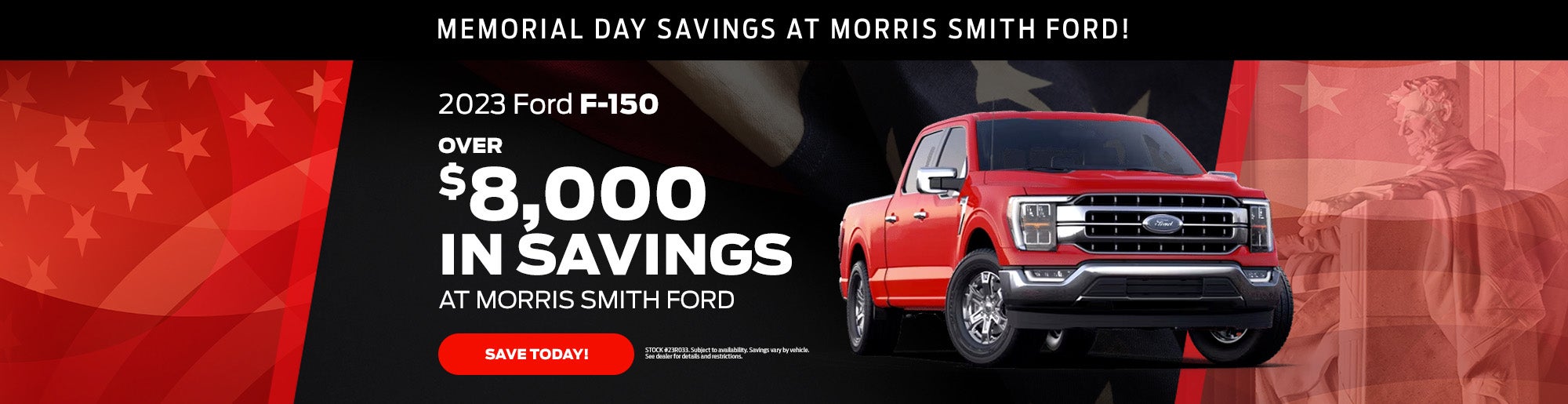 Ford F150 Memorial Day Savings