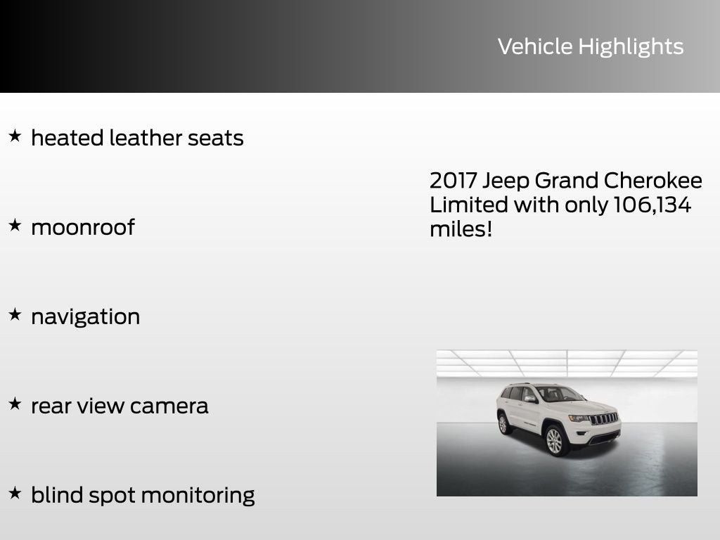 2017 Jeep Grand Cherokee Limited