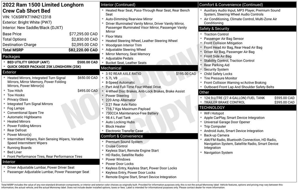 2022 RAM 1500 Laramie Longhorn