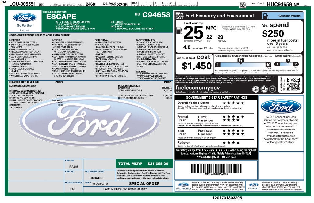 2017 Ford Escape Titanium
