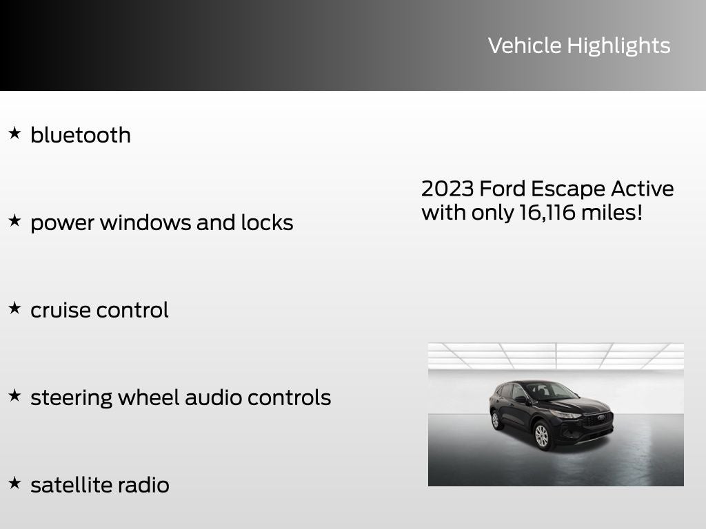 2023 Ford Escape Active