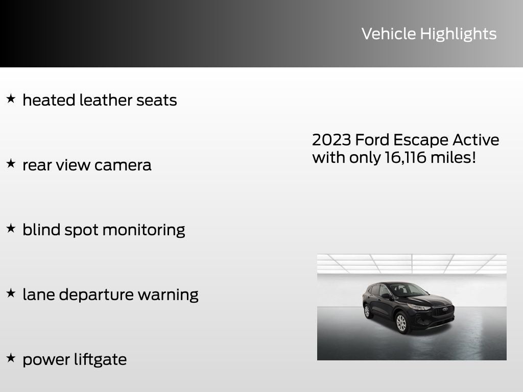 2023 Ford Escape Active
