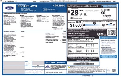 2023 Ford Escape Active
