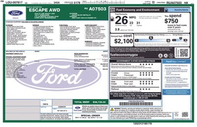 2024 Ford Escape ST-Line Select