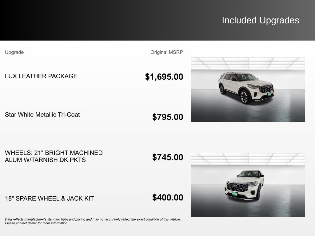 2026 Ford Explorer Platinum