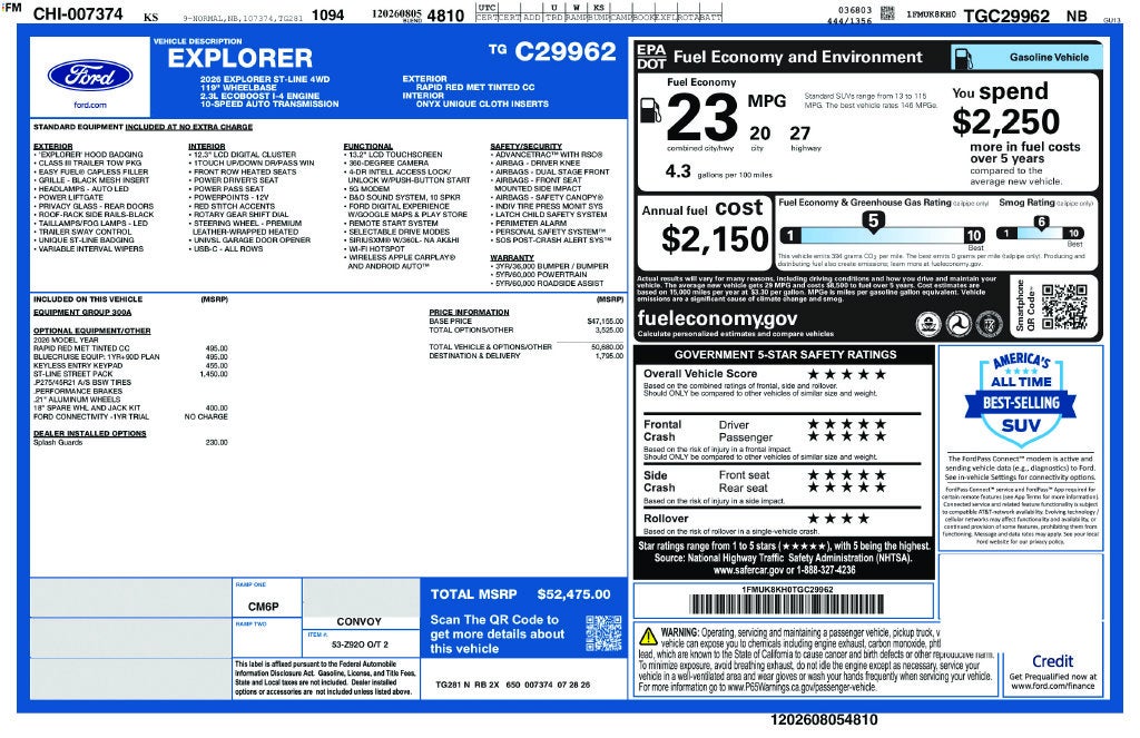 2026 Ford Explorer ST-Line