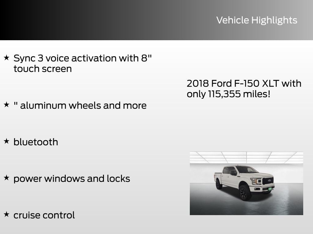 2018 Ford F-150 XLT