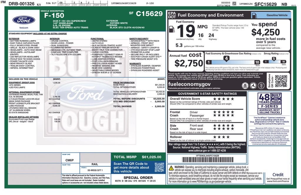 2025 Ford F-150 STX