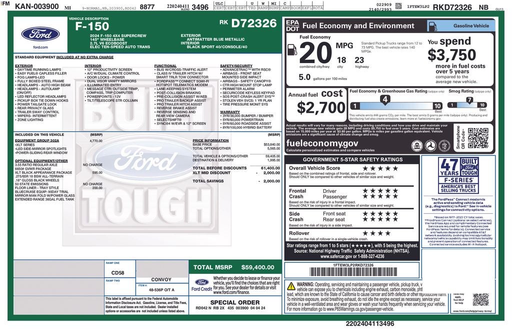 2024 Ford F-150 XLT