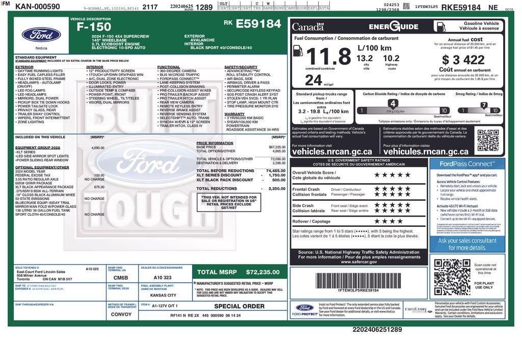 2024 Ford F-150 XLT