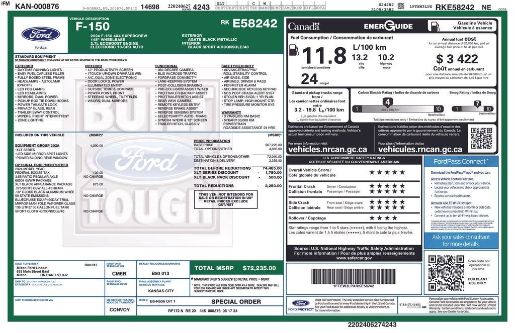 2024 Ford F-150 XLT