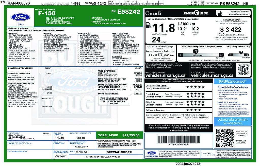 2024 Ford F-150 XLT