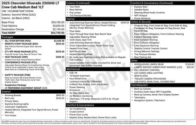 2025 Chevrolet Silverado 2500HD LT