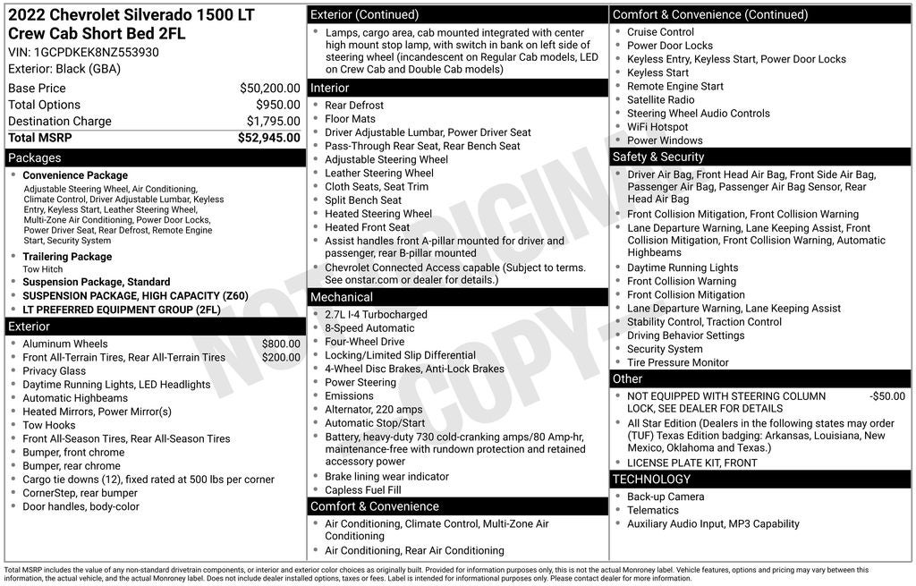 2022 Chevrolet Silverado 1500 LT
