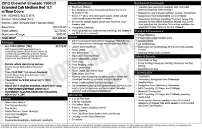 2012 Chevrolet Silverado 1500 LT