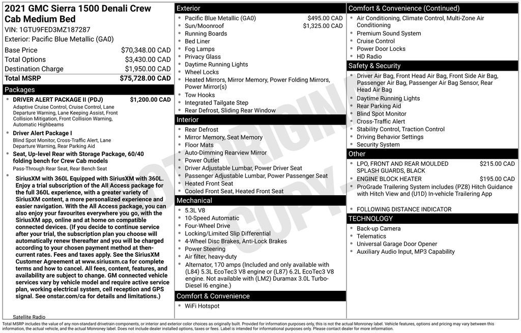 2021 GMC Sierra 1500 Denali