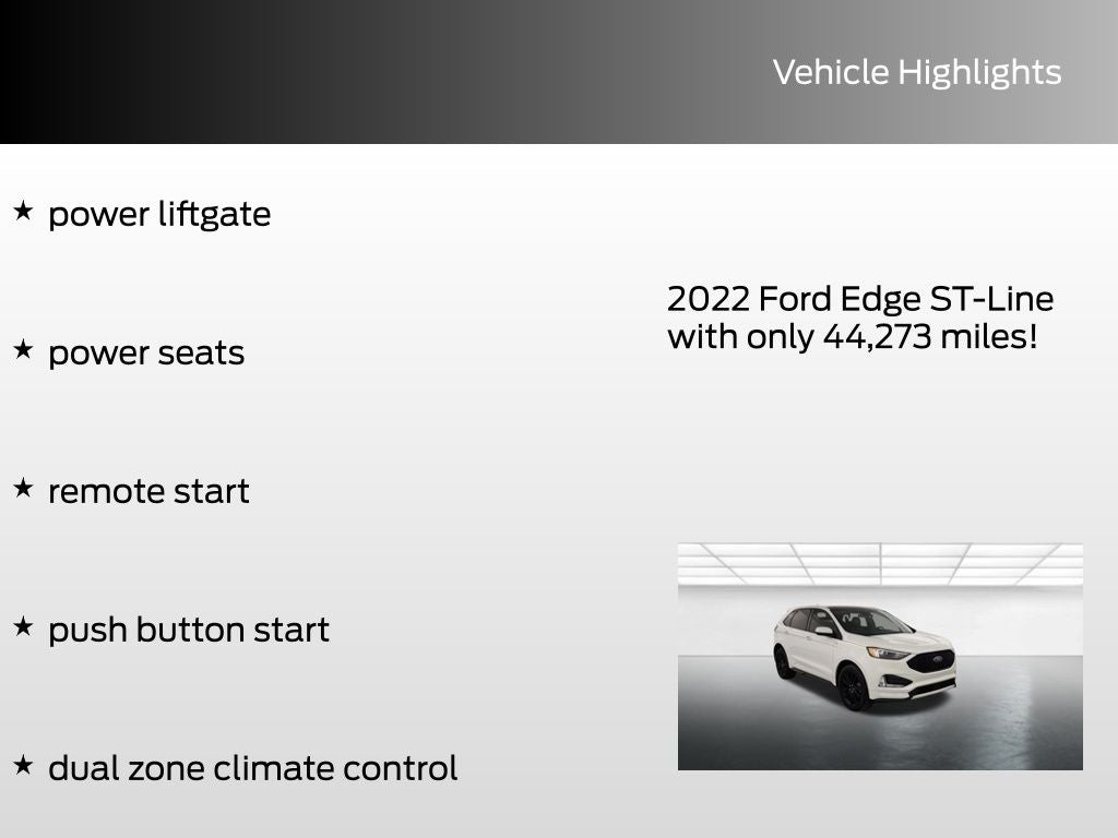 2022 Ford Edge ST Line