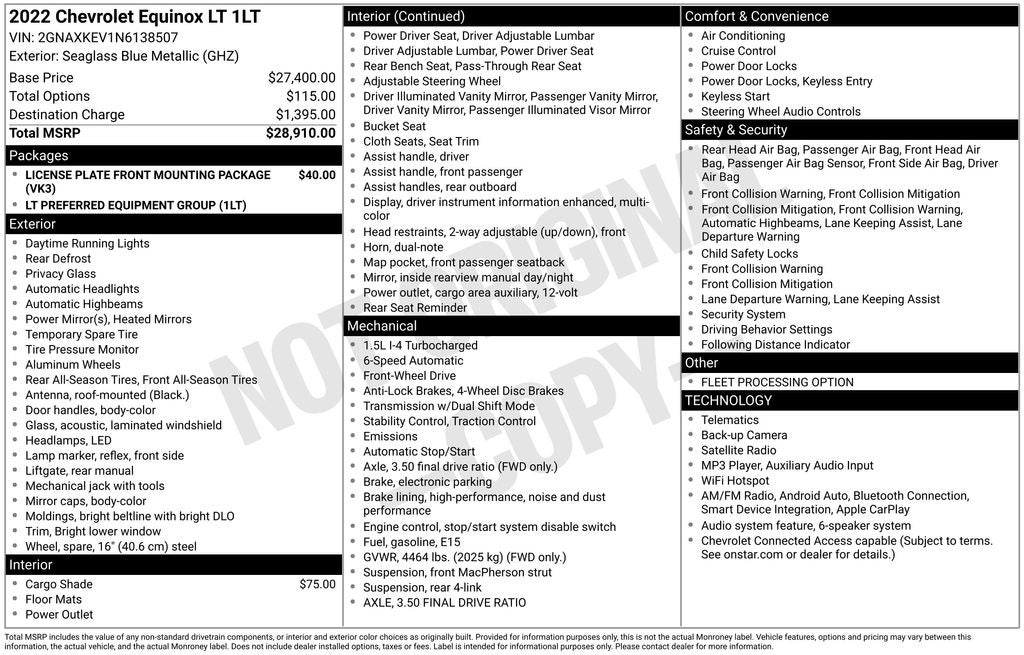 2022 Chevrolet Equinox LT