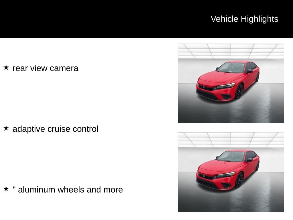 2022 Honda Civic Sport