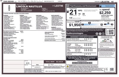2020 Lincoln Nautilus Reserve