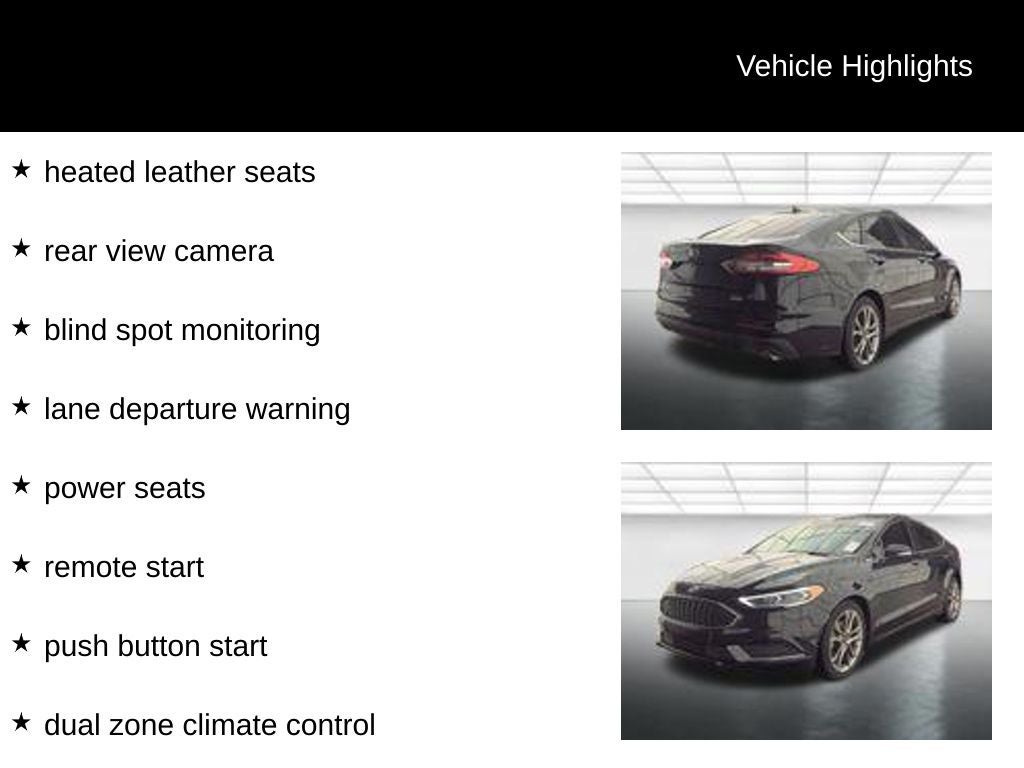 2020 Ford Fusion SEL