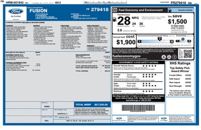 2015 Ford Fusion SE