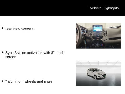 2019 Ford Fiesta SE