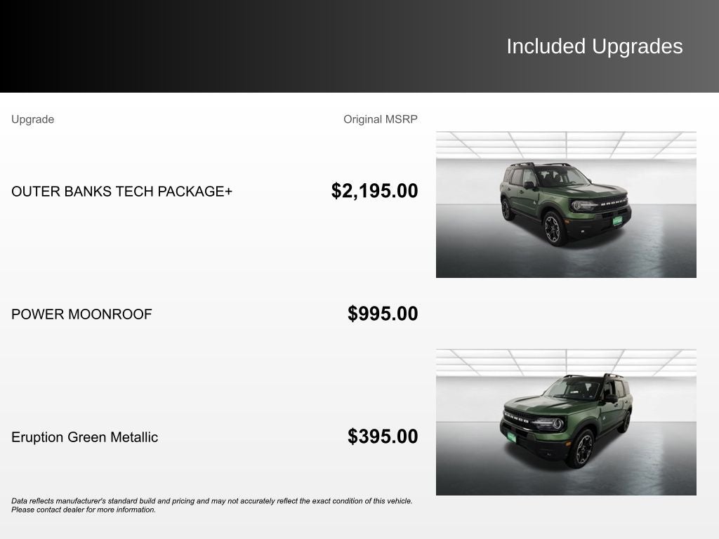 2025 Ford Bronco Sport Outer Banks