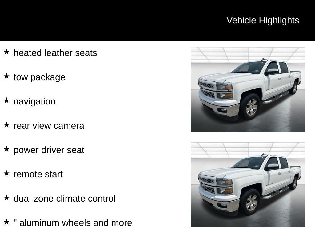 2015 Chevrolet Silverado 1500 LT LT1