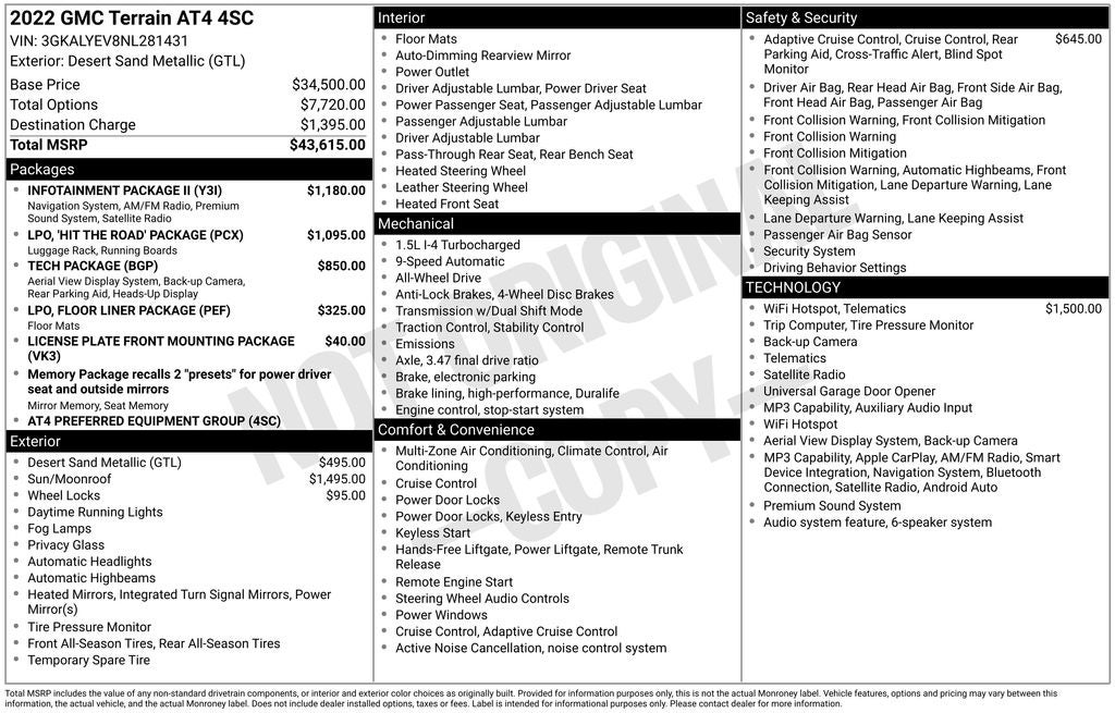 2022 GMC Terrain AT4