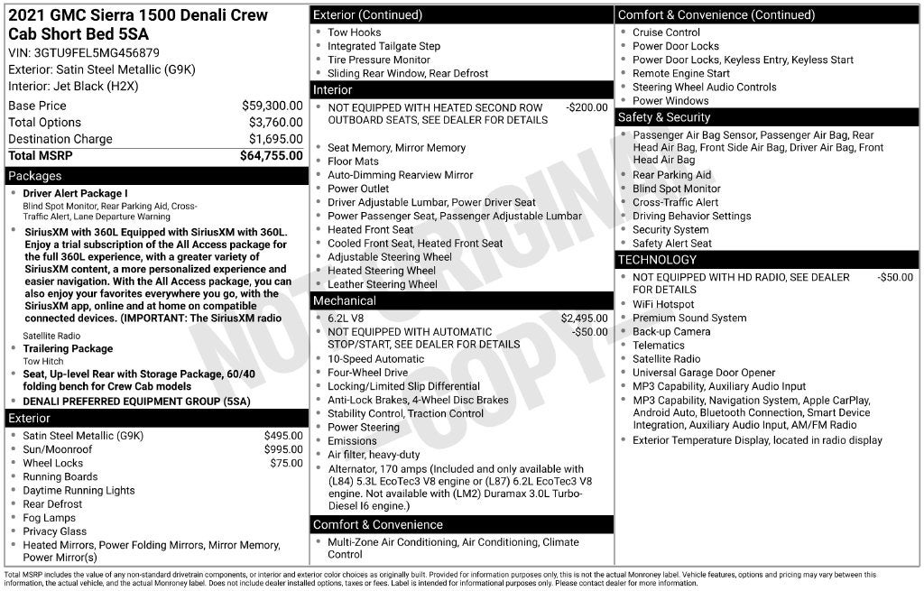 2021 GMC Sierra 1500 Denali