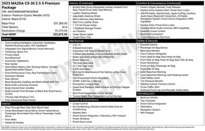 2023 Mazda Mazda CX-30 2.5 S Premium Package