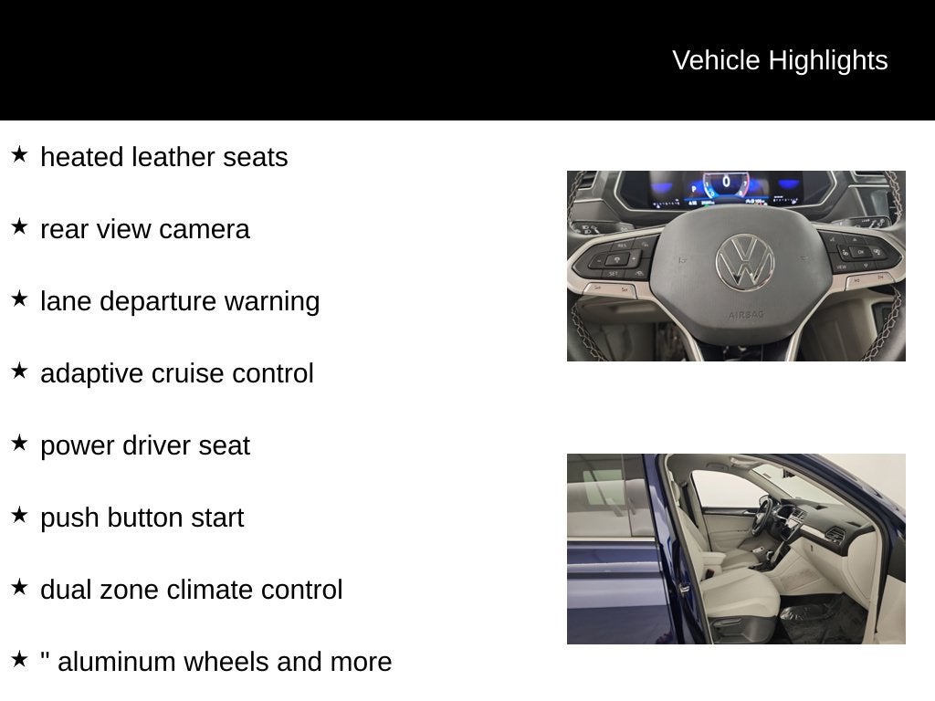 2024 Volkswagen Tiguan 2.0T SE