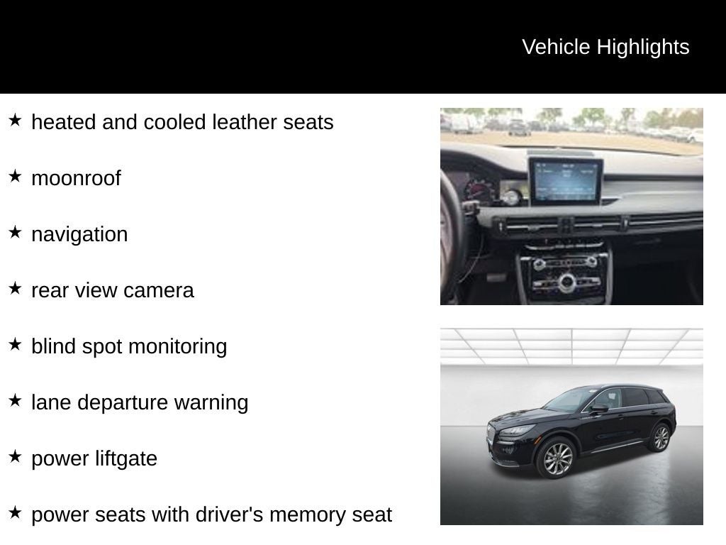 2022 Lincoln Corsair Standard