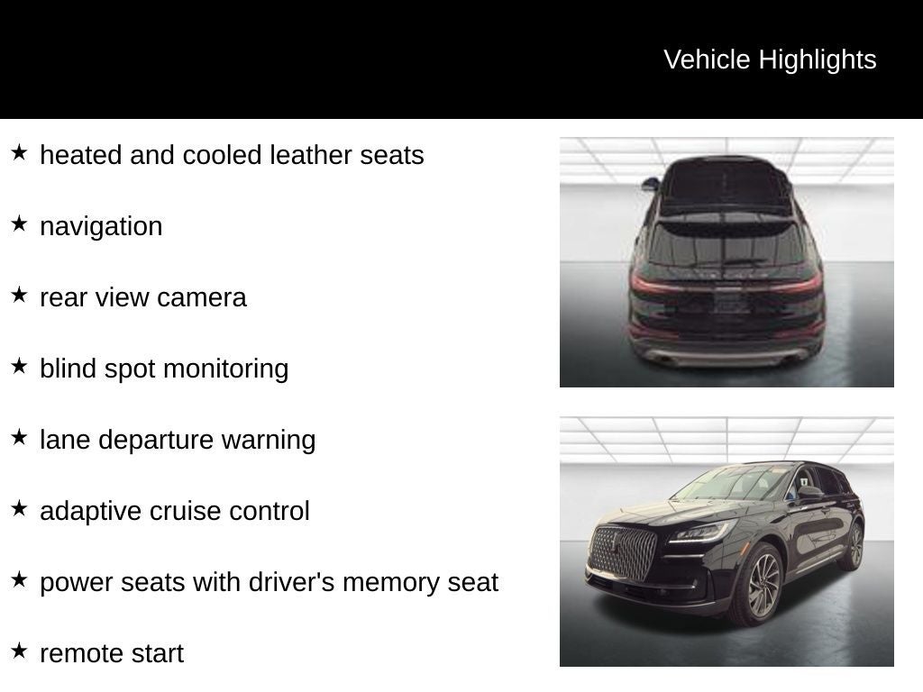 2023 Lincoln Corsair Standard