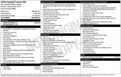 2023 Hyundai Tucson SEL