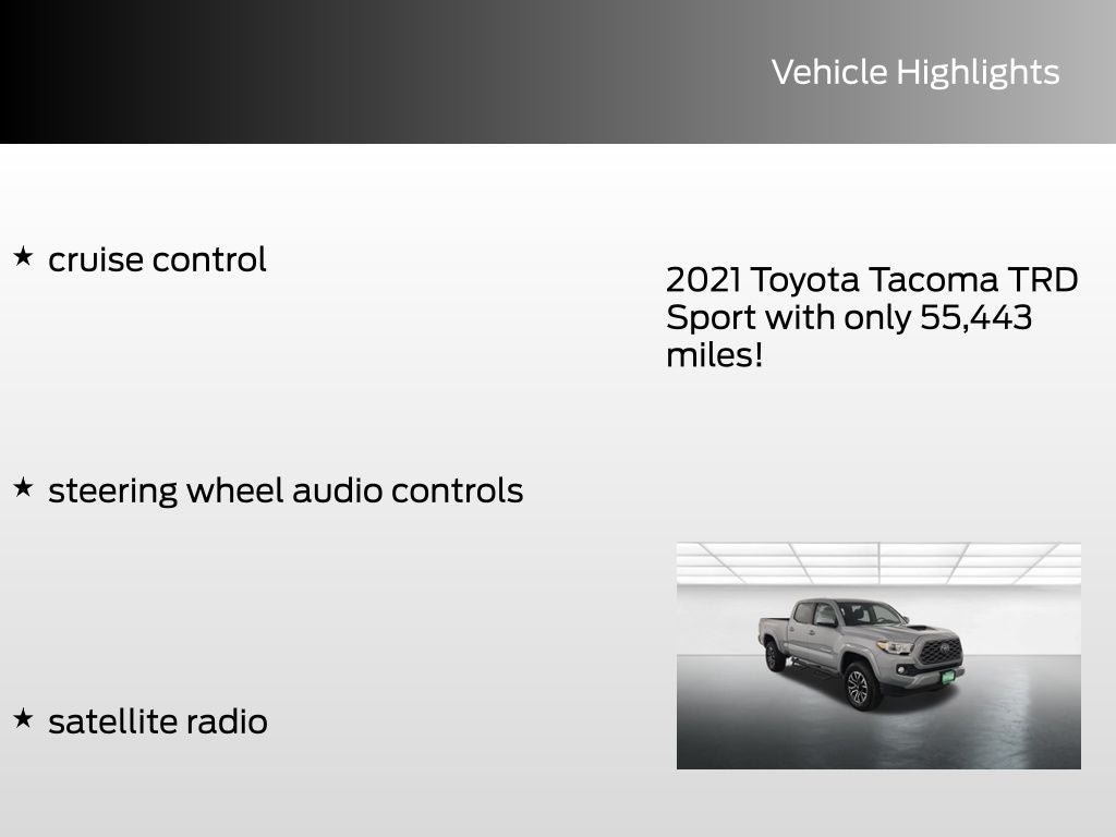 2021 Toyota Tacoma TRD Sport V6