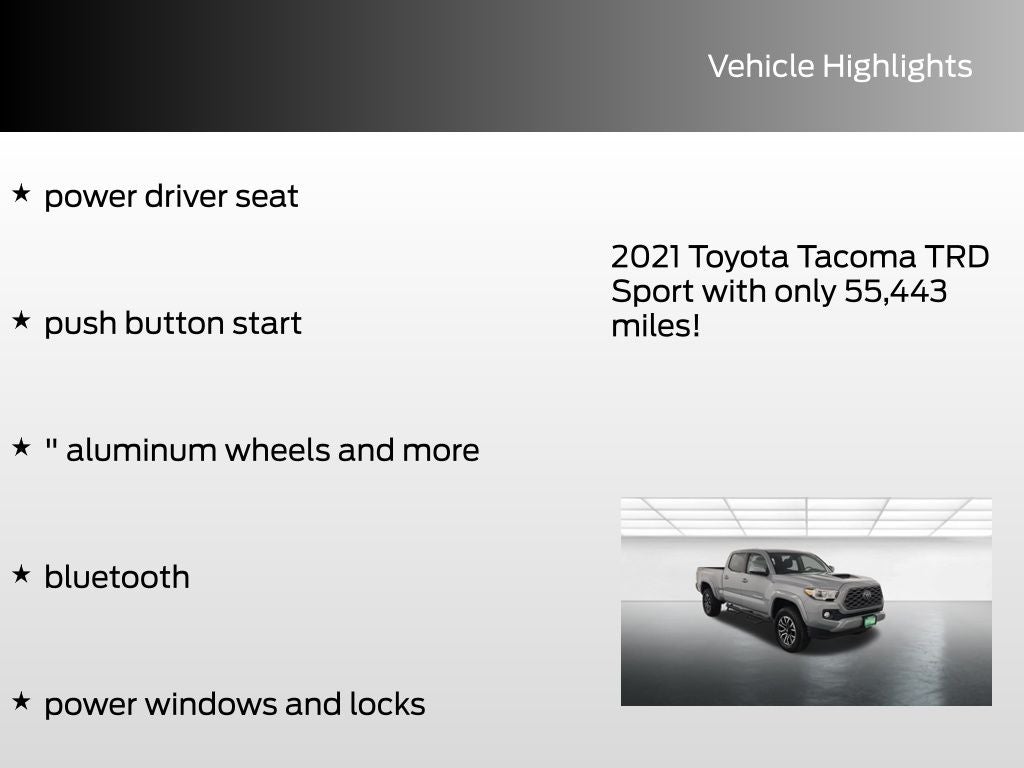 2021 Toyota Tacoma TRD Sport V6