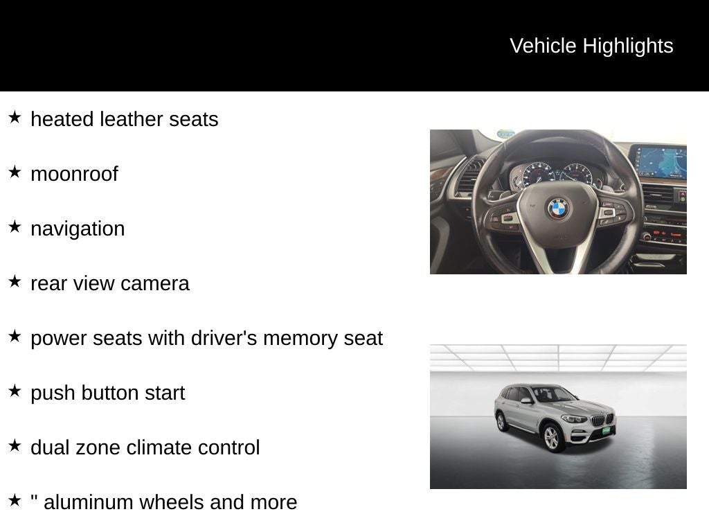 2019 BMW X3 xDrive30i