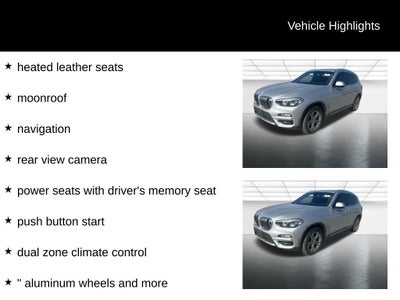 2019 BMW X3 xDrive30i