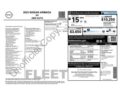 2023 Nissan Armada SV