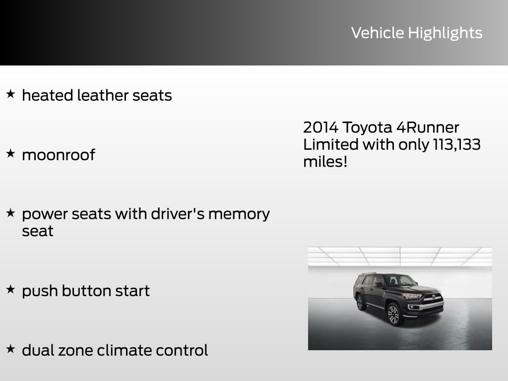 2014 Toyota 4Runner Limited