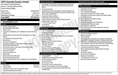 2023 Hyundai Sonata Limited