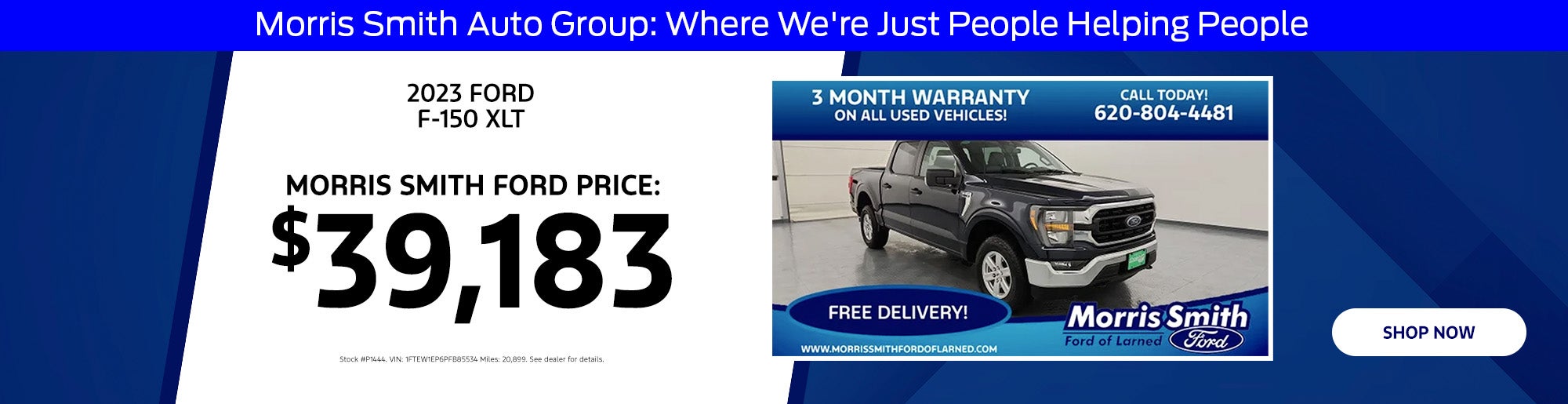 2023 Ford F-150 For $39,183