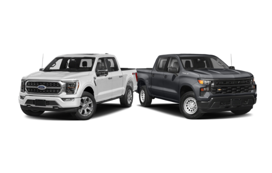 2022 Ford F-150 versus Chevrolet Silverado 1500 Larned, KS